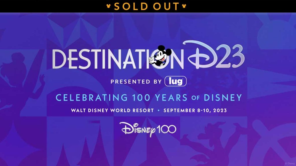 More Details for 2023 Destination D23 at Walt Disney World DestinationD23-2023_Iris-1180x664_SOLD-OUT