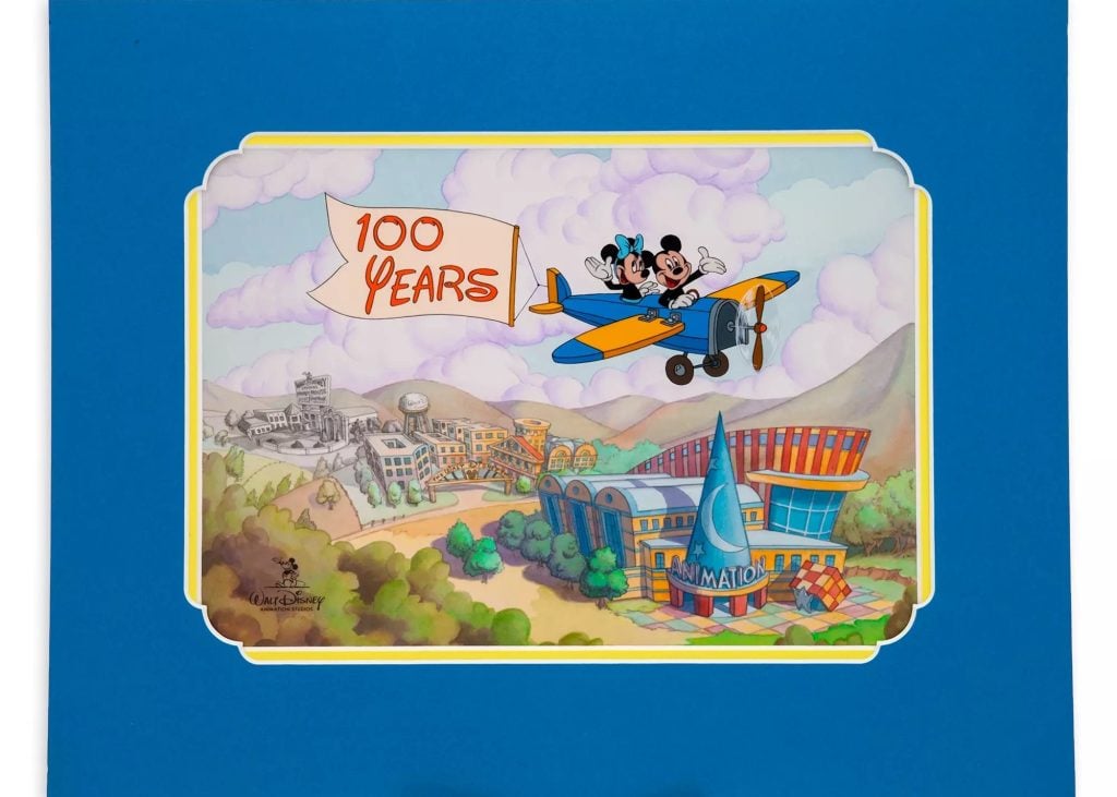New Disney100 Lithograph Available Solely To Cast Members New Disney Lithograph Exclusively On Offer To Cast Members
