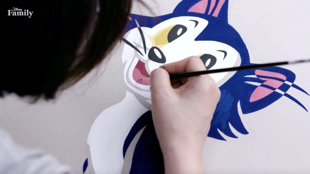 Watch a Gouache Portrait of Pinocchio’s Figaro Come To Life
