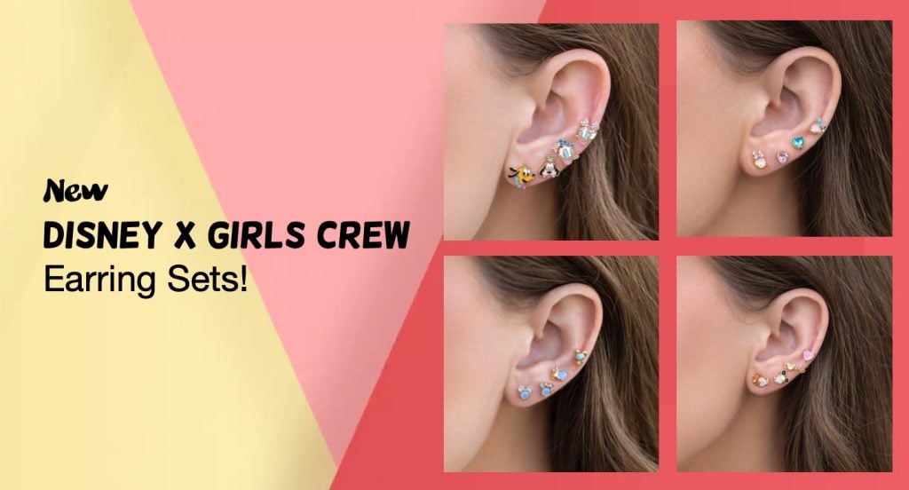 Adorable New Disney Earring Sets From Girls Crew