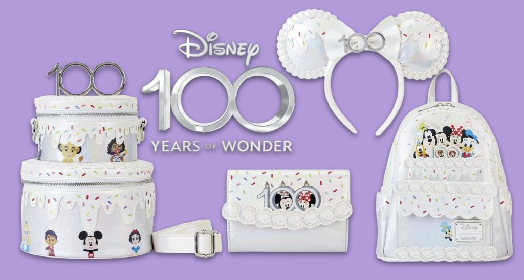 New Disney100 Anniversary Cake Collection From Loungefly