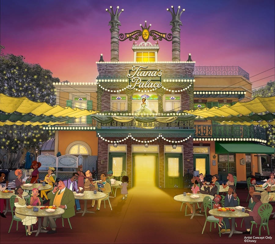 tianas-place-disneyland-outdoor-tables – WDWINFO.COM Opening Date Revealed for Tiana’s Palace Restaurant in Disneyland tianas-place-disneyland-outdoor-tables