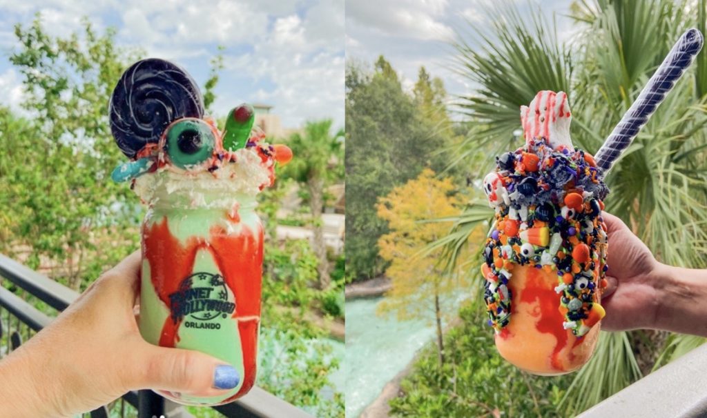 Two New Halloween Shakes at Planet Hollywood Disney Springs