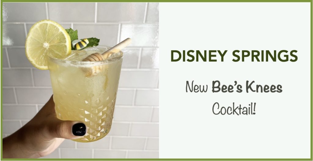 New Cocktail at Splitsville in Disney Springs at Walt Disney World Bees-Knees-Header