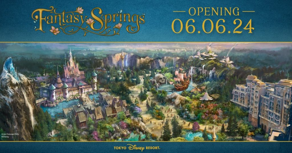 Frozen, Peter Pan & Tangled in New Fantasy Springs at Tokyo Disney