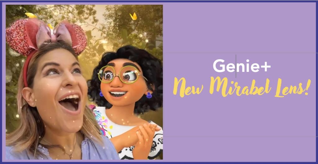 Try the New Magical Mirabel Madrigal Lens With Genie Plus Mirabel-Lens