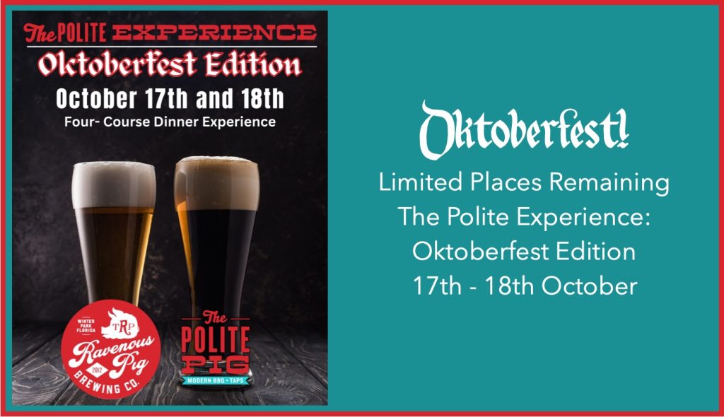 The Polite Experience: Oktoberfest Edition Starts Today! OktoberFest-Polite-Pig