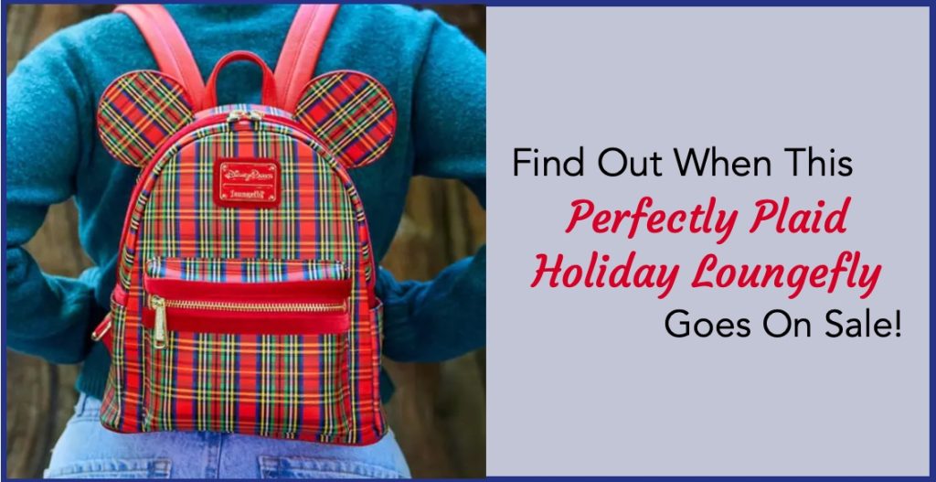 The New Plaid Loungefly I MUST Have This Holiday Season Plaid-Loungefly