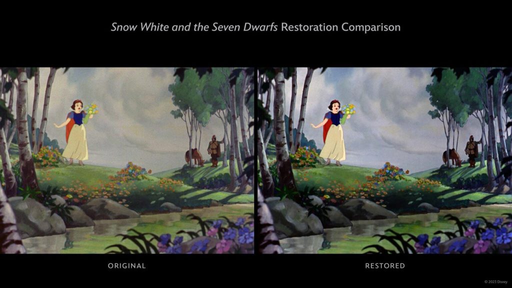 4K Restored ‘Snow White and the Seven Dwarfs’ Hits Disney Plus Soon disney-snow-white-4k-restore-compare