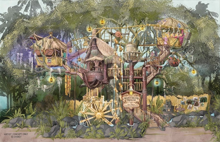 Disneyland Announces Opening Date for Adventureland Treehouse disneyland-adventureland-treehouse-02