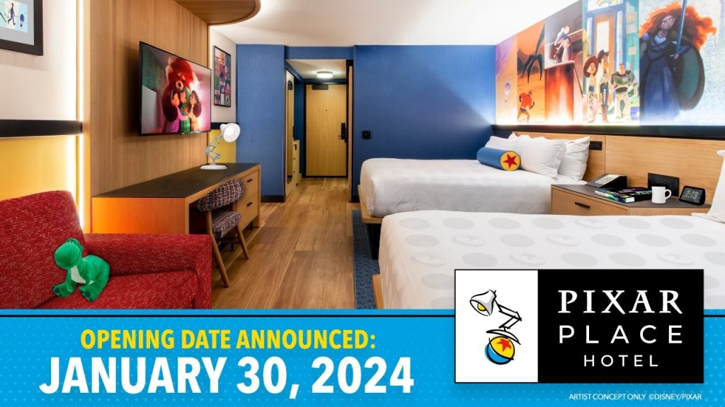 Opening Date & New Details Announced for Pixar Place Hotel at Disneyland pixar-place-opening-date-dlr