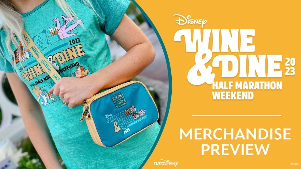 runDisney Shares Preview of 2023 Wine & Dine Half Marathon Merch runDisney-wine-dine-half-2023-merch