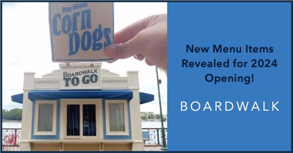 Blue Ribbon Corn Dogs Now Opening in 2024; New Menu Items Corn-Dog-Boardwalk
