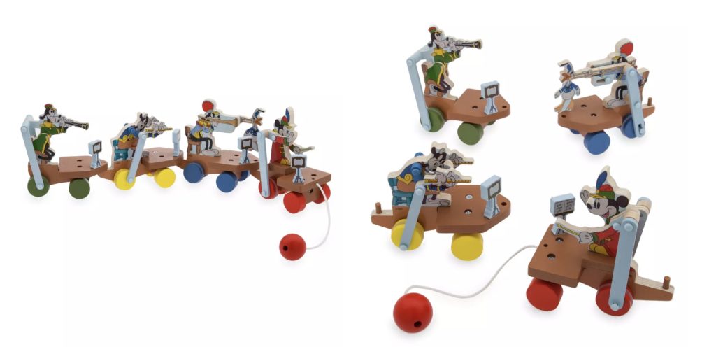 Pull along Mickey – WDWINFO.COM New Disney Merch: Artwork, Robin Hood & Swarovski Crystal Pull along Mickey