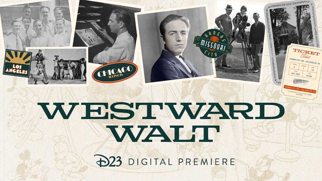 Exclusive D23 Documentary Virtual Event for Gold Members 1180x664_D23_Westward_Walt_Design_D23com_Iris_1180x664_v2