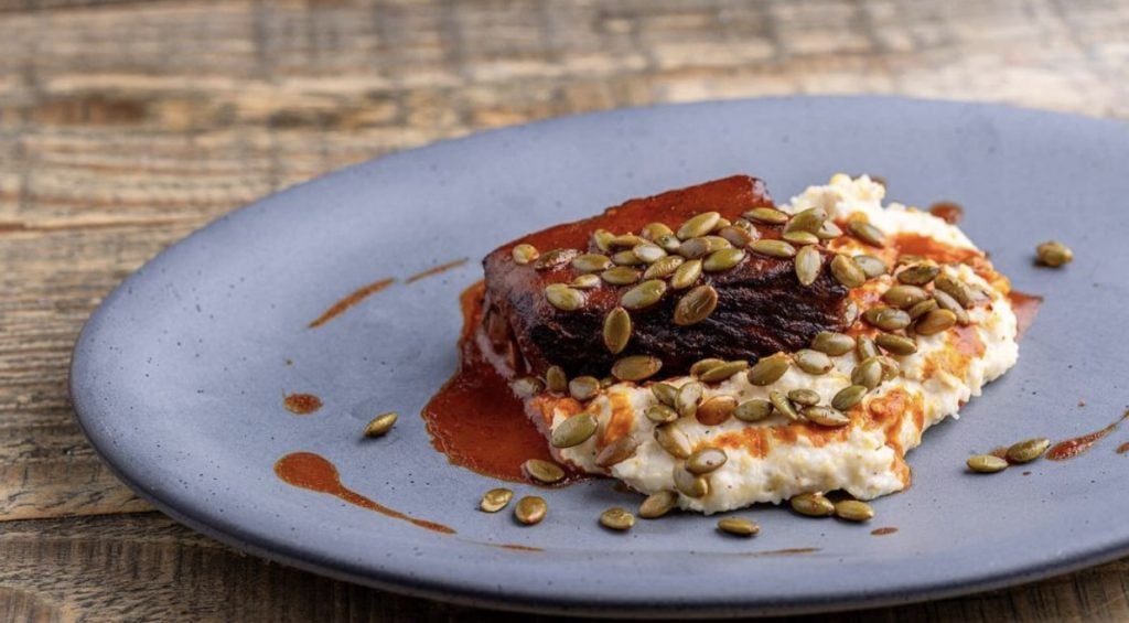 New Birria Braised Short Rib at Wine Bar George Birria Braised Short Rib