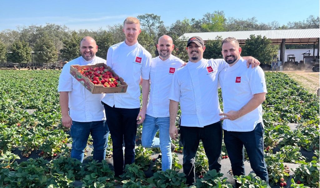 Jaleo Disney Springs Debuts Its 2024 Strawberry Festival Chef Team with Strawberries Large