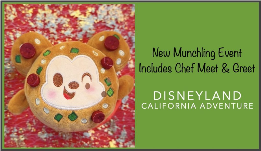 Hot Dog Bun Mickey Disney Munchling Plus Chef Meet & Greet Munchling-DCA