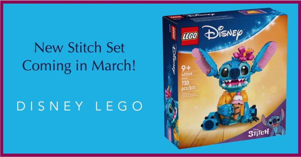 New Adorable Stitch LEGO Arriving On March 1st! Stitch Lego