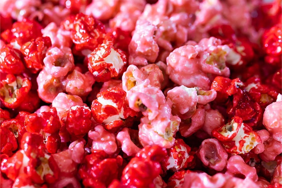strawberry-crunch-popcorn-closeup-disney-world – WDWINFO.COM New Flavor Hits Walt Disney World for National Popcorn Day strawberry-crunch-popcorn-closeup-disney-world