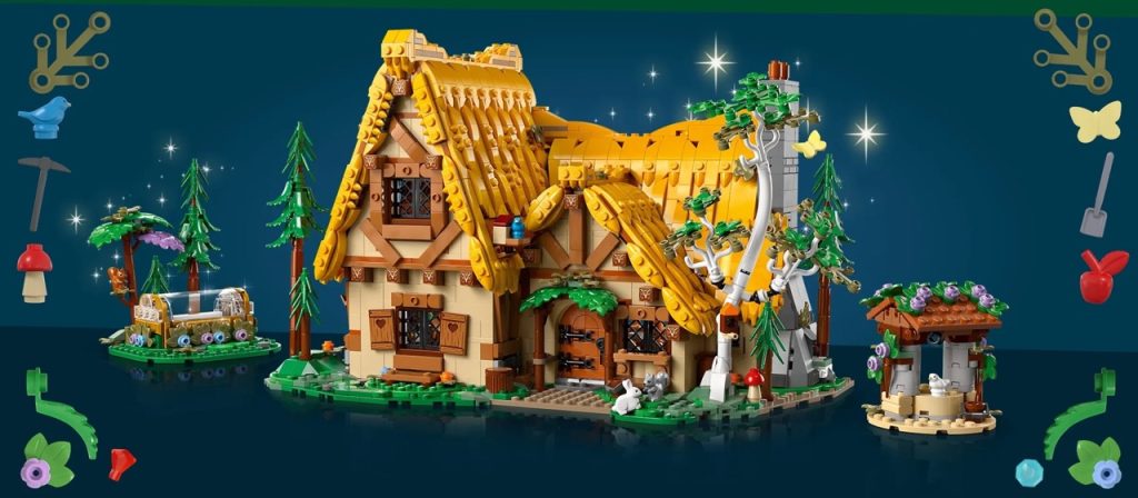 New LEGO: Snow White and the Seven Dwarfs’ Cottage 43242-Exclusive-202403-PDP-Hero-Tall-Large Large