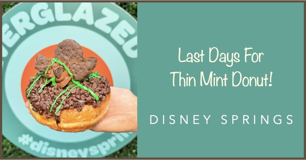 Be Quick! The Everglazed Thin Mint Donut Is Almost Gone Everglazed Thin Mint