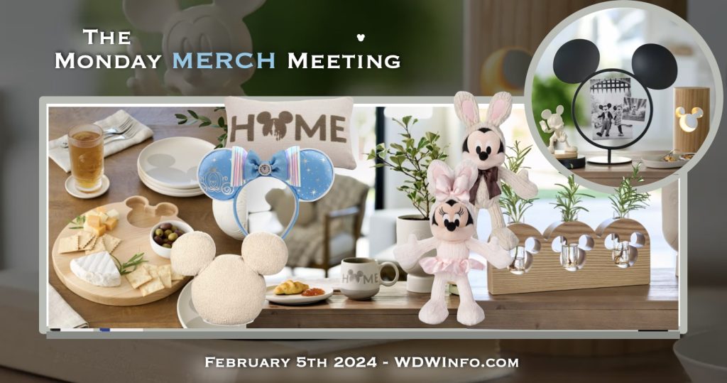 New Disney Merch: Easter, Lug & 2024 Home Collection Monday Merch February 5th 2024 Disney