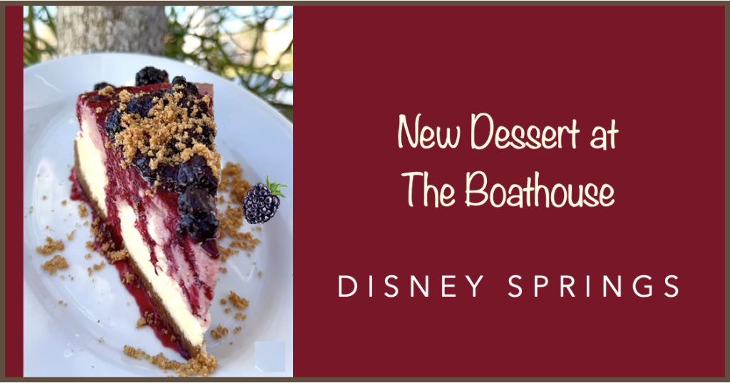 Brand-New Blackberry Cheesecake Arrives at The BOATHOUSE New-Dessert-Boathouse