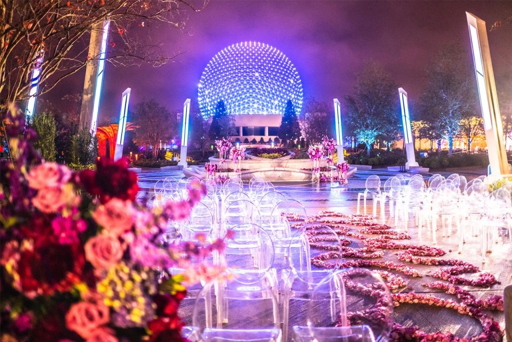New Spaceship Earth Disney Wedding Venue & Princess Gowns Spaceship Earth Wedding Venue Large