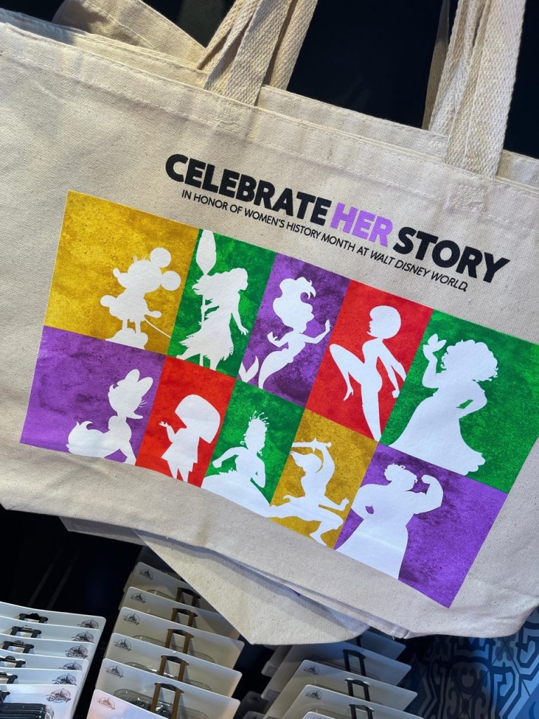 Celebrate-Her-Story-bag-Large – WDWINFO.COM New ‘Celebrate HER Story’ Merch at Disney Springs Celebrate-Her-Story-bag-Large