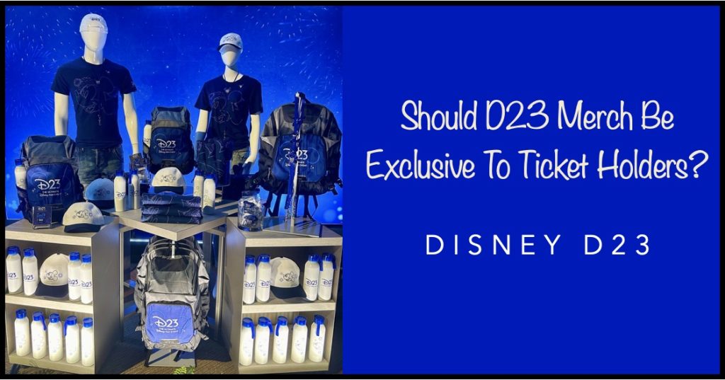 D23 Fans Disappointed; New Merch Exclusive To Ticket Holders D23 Merch Header