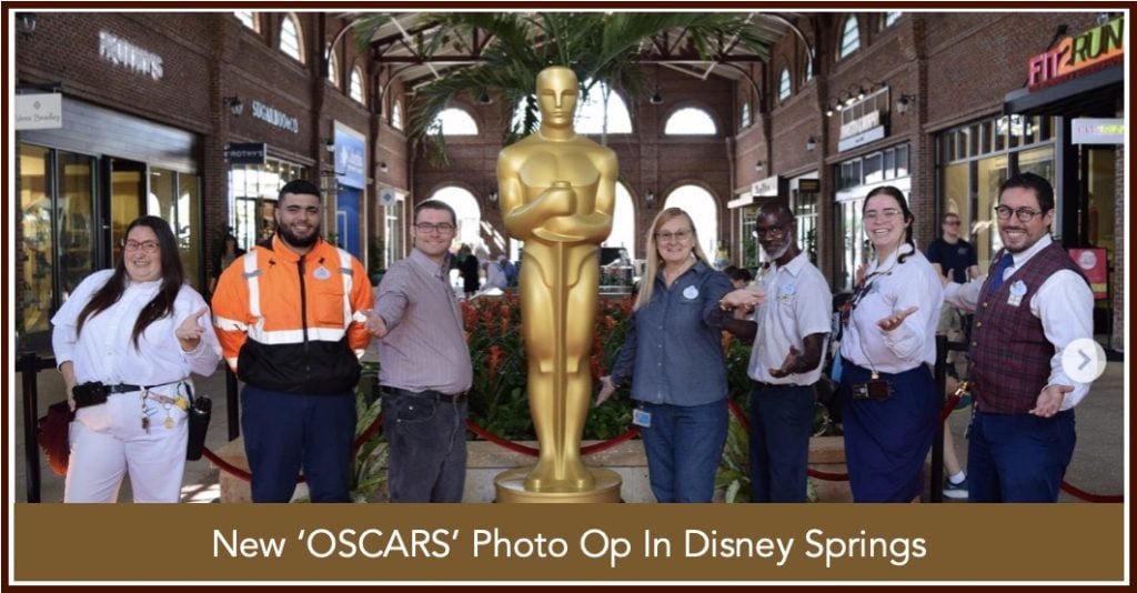 Special New ‘Oscars’ Photo Op in Disney Springs New OSCARS Photo Op