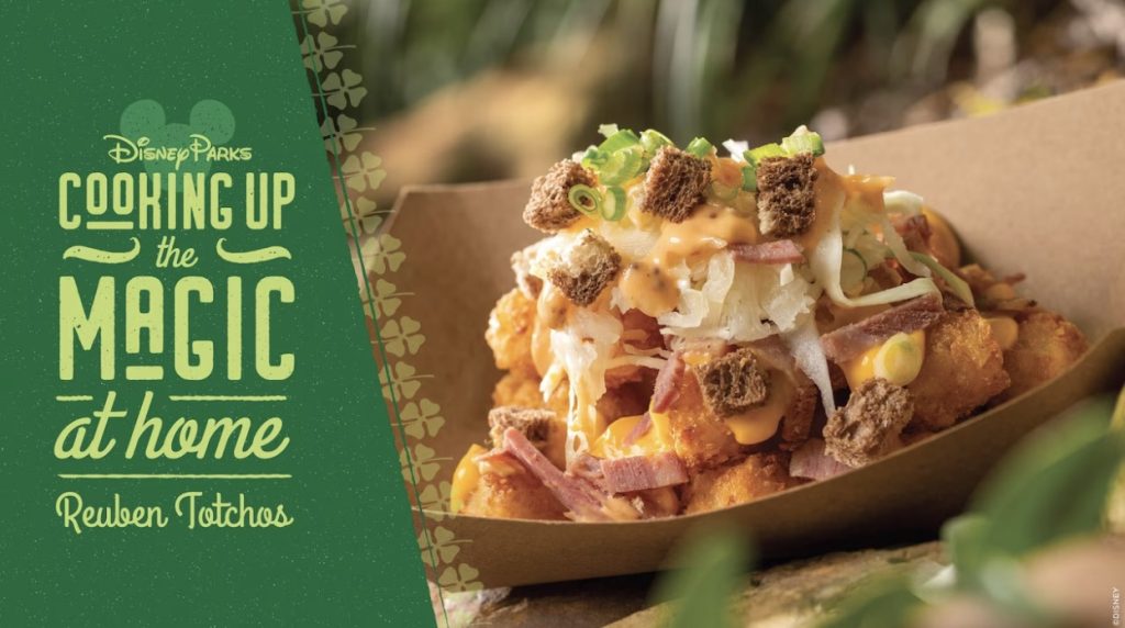 Let’s Make St. Patrick’s Day Reuben Totchos from Animal Kingdom St-patricks-Day-Recipe