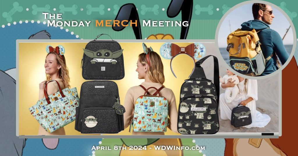 New Disney Merch: Dooney & Bourke Dogs & Grogu Petunia Monday Merch 8 April 2024