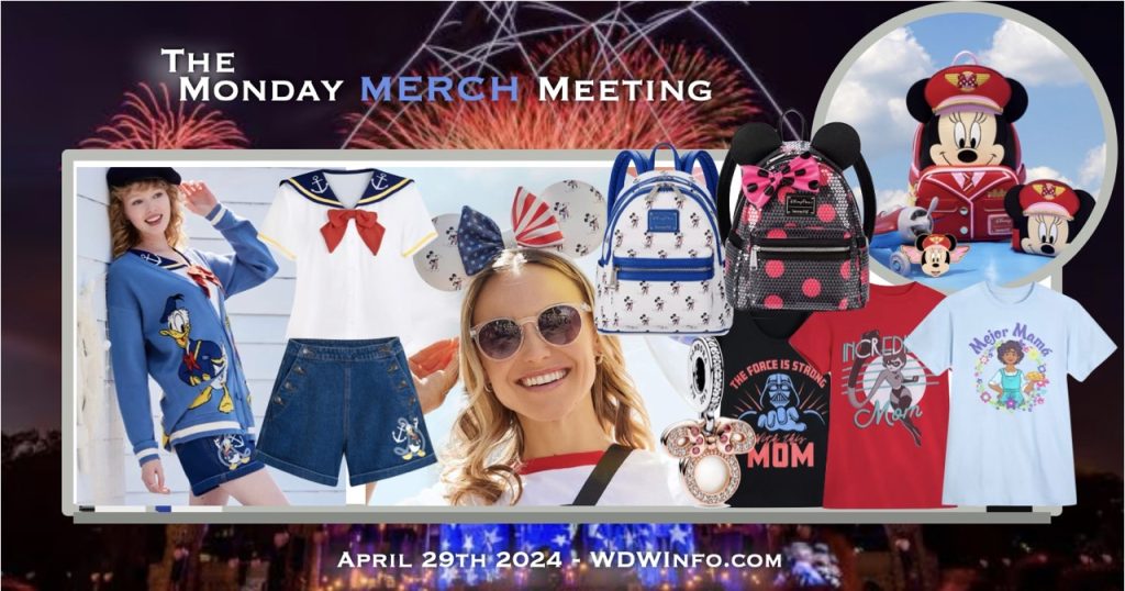 New Disney Merch: Donald Duck, Americana Loungefly & Mom Monday Merch April 29 24 Large