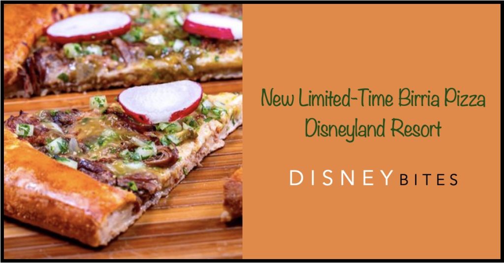 New Limited-Time Birria Pizza Now Available at Disneyland Pizza DL Header