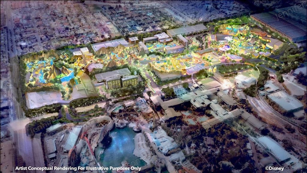 Anaheim City Council Unanimously Approves Disneyland Forward Project disneyland-forward-rendering