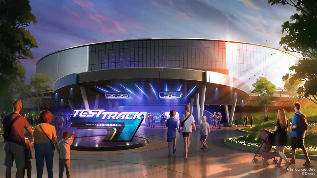 New Look at Reimagined Test Track at EPCOT + Closure Date Announced reimagined-test-track-rendering