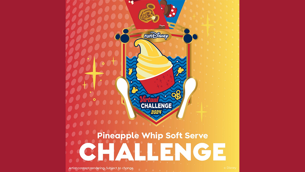 runDisney-pineapple-whip-soft-serve-challenge-medal – WDWINFO.COM runDisney Reveals Finisher Medals for 2024 Virtual Series runDisney-pineapple-whip-soft-serve-challenge-medal
