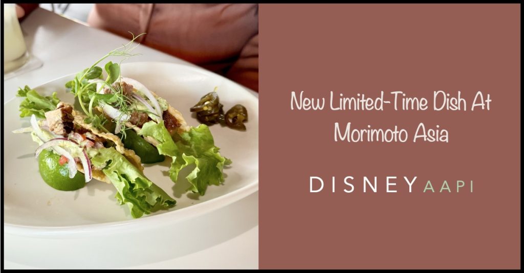 New Specialty Dish at Morimoto Asia for AAPI Month! AAPI Morimoto Asia