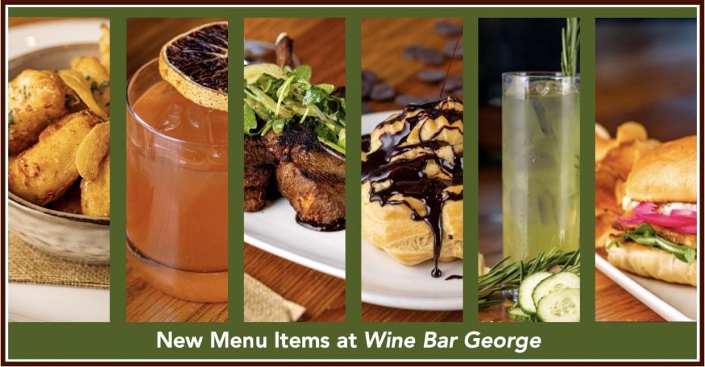 New Menu Items Arrive at Wine Bar George Disney Springs New Wine Bar George Menu