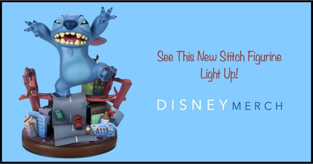 See the Adorable New Light-Up Stitch Figurine!