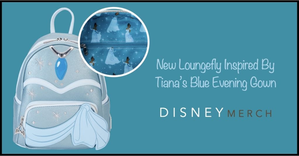 New ‘The Princess and the Frog’ Tiana Blue Gown Glitter Set Tiana Blue Gown Loungefly