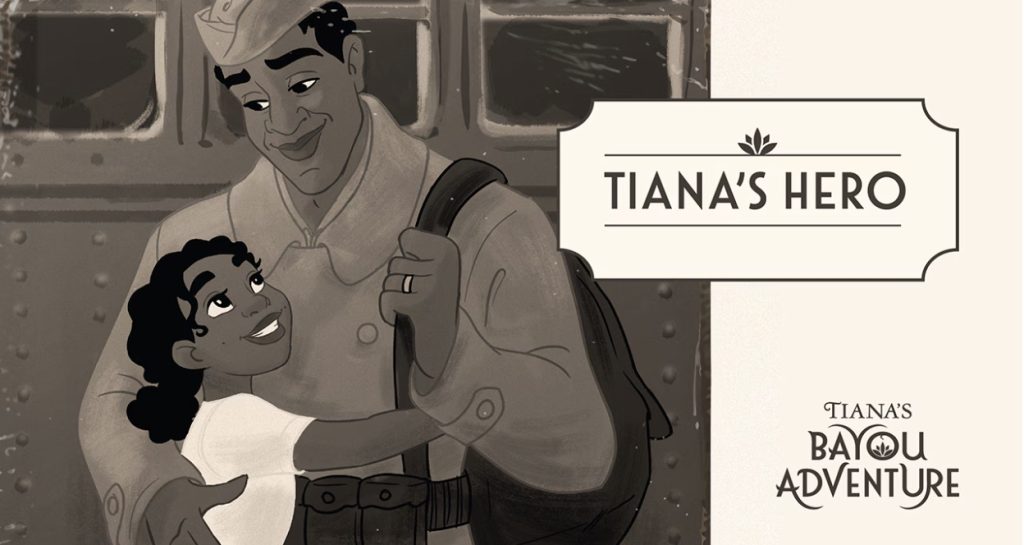New Tiana Attraction to Feature Father’s Military Backstory