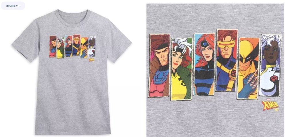 X Men Grey T Large – WDWINFO.COM New Wolverine & Throwback X-Men Merch Early Disney+ Access X Men Grey T Large