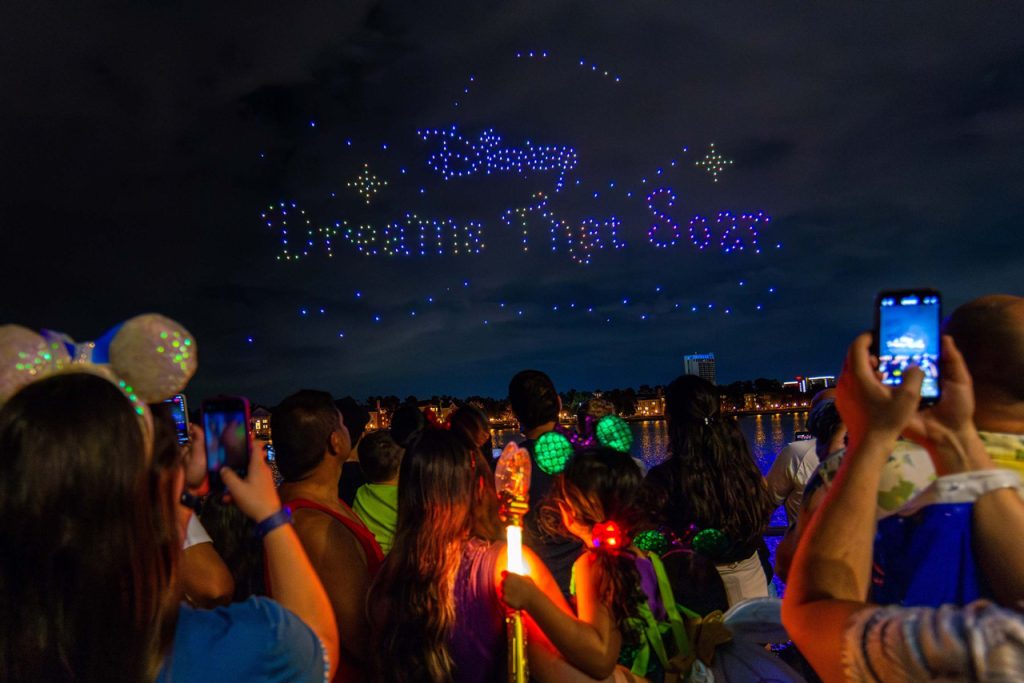 ‘Disney Dreams That Soar’ Drone Show Debuts at Disney Springs