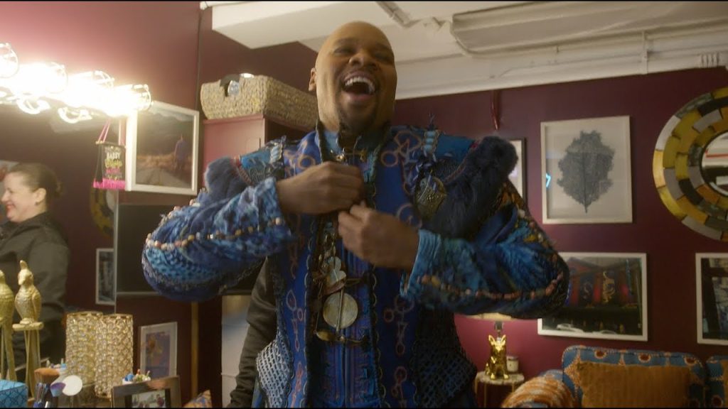Let’s Go Back Stage With Disney’s Genie on Broadway Backstage with Aladdin Genie