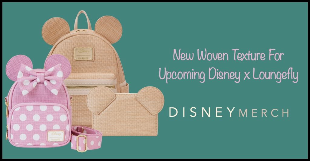 New Woven Texture Look for Upcoming Disney x Loungefly Disney-Merch-Textured-Loungefly