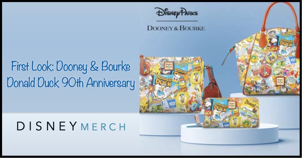 New Dooney & Bourke Donald Duck 90th Anniversary Collection Donald Duck Dooney Bourke