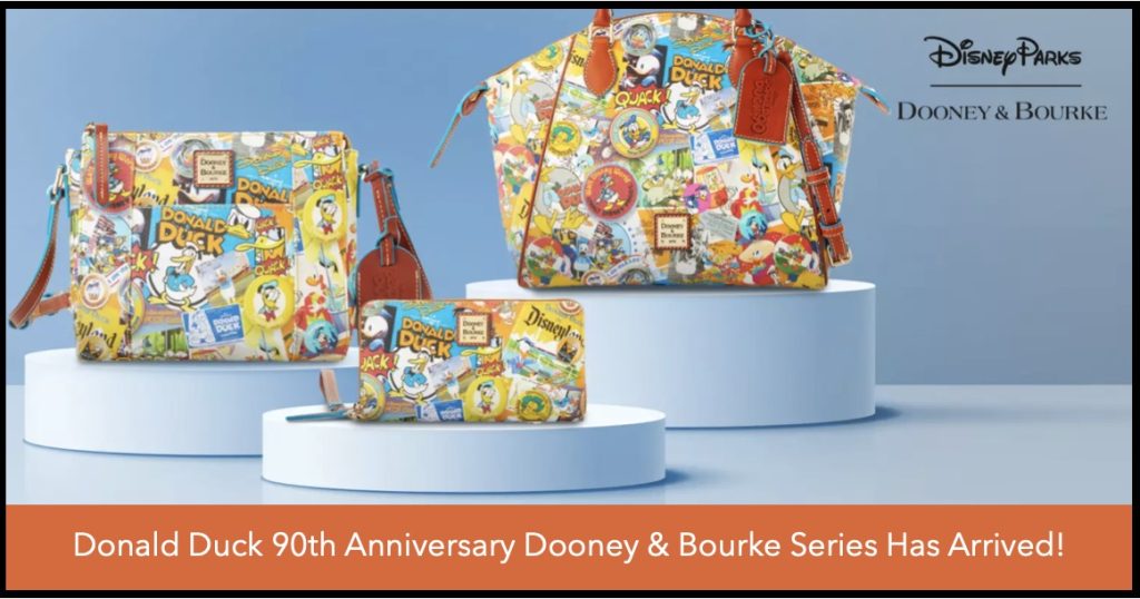 Donald Duck’s 90th Anniversary New Dooney & Bourke Series! Donald Duck Header